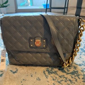 Gray quilted Marc Jacobs bag. New with tags
